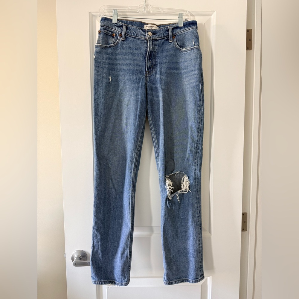 Abercrombie & Fitch 90s Straight Low Rise - Curve Love Jean